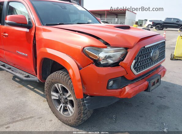 3TMBZ5DN3JM013020 2018 TOYOTA TACOMA Orange Vista frontal