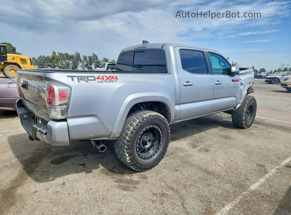 3TMCZ5AN0MM417356 2021 TOYOTA TACOMA Silver Tył prawy