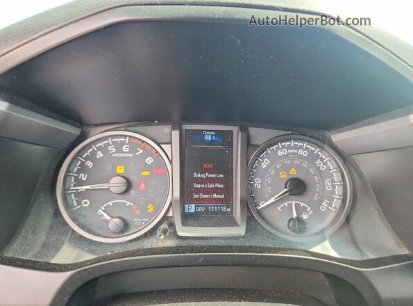 3TMCZ5AN0MM417356 2021 TOYOTA TACOMA Silver Widok zestawu wskaźników