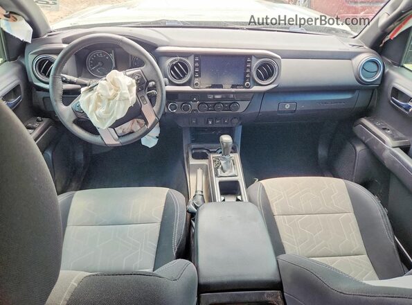 3TMCZ5AN0PM562904 2023 TOYOTA TACOMA Green Առջևի վահանակի տեսք