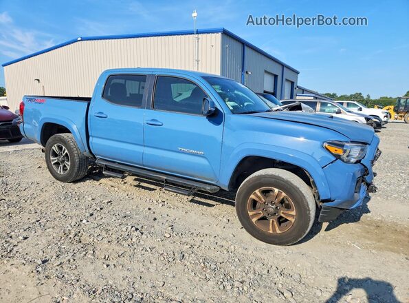 3TMCZ5AN1KM235372 2019 TOYOTA TACOMA Blue Առջևի աջ
