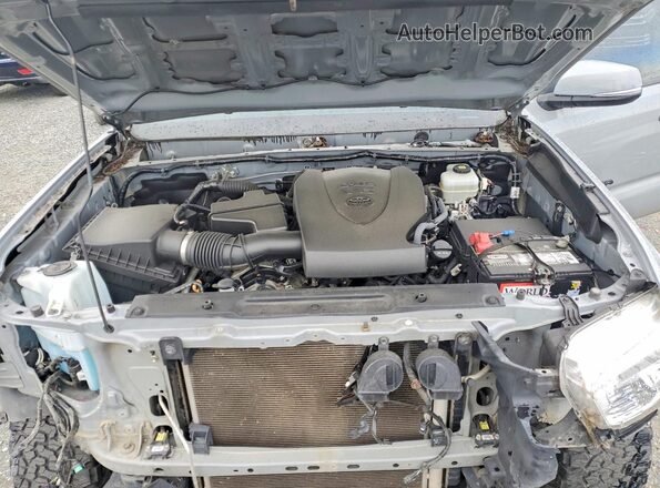 3TMCZ5AN1MM389468 2021 TOYOTA TACOMA Серый Вид задней части салона