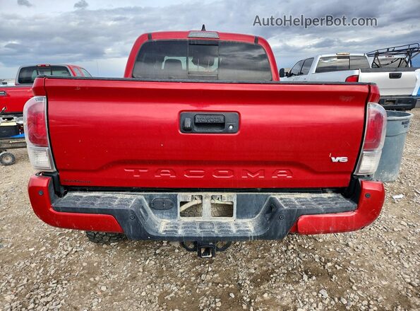 3TMCZ5AN2LM332632 2020 TOYOTA TACOMA Red Vista trasera