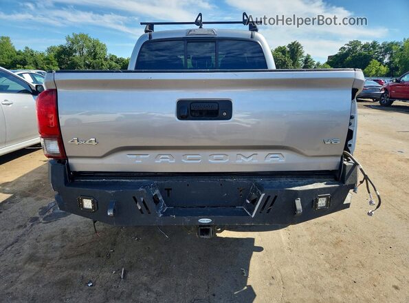 3TMCZ5AN2MM405483 2021 TOYOTA TACOMA Gray უკანა ხედი