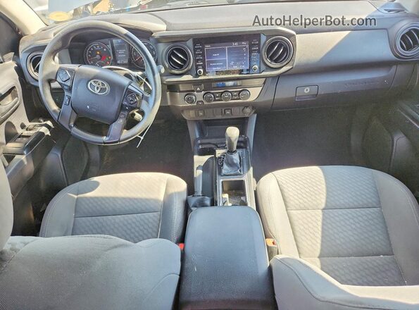 3TMCZ5AN2MM405483 2021 TOYOTA TACOMA Gray წინა პანელის ხედი