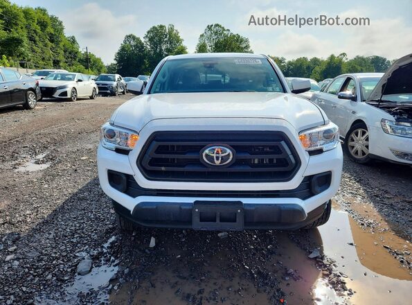 3TMCZ5AN2NM529609 2022 TOYOTA TACOMA White Widok z przodu