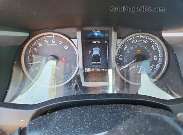3TMCZ5AN3JM133828 2018 TOYOTA TACOMA Синий Вид щитка приборов