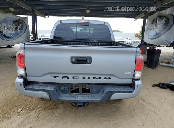 3TMCZ5AN3MM408179 2021 TOYOTA TACOMA Gray უკანა ხედი