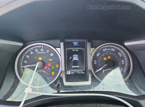 3TMCZ5AN3PM609990 2023 TOYOTA TACOMA Серебряный Вид щитка приборов