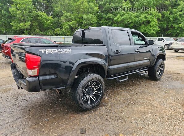3TMCZ5AN4HM049897 2017 TOYOTA TACOMA Черный Задняя правая четверть