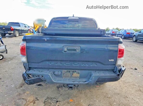 3TMCZ5AN4LM348637 2020 TOYOTA TACOMA Black Вид ззаду