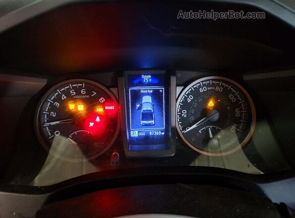 3TMCZ5AN4LM362893 2020 TOYOTA TACOMA Gray Vista del cuadro de instrumentos