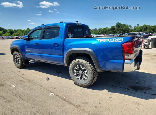 3TMCZ5AN5HM081144 2017 TOYOTA TACOMA Blue Trasero izquierdo