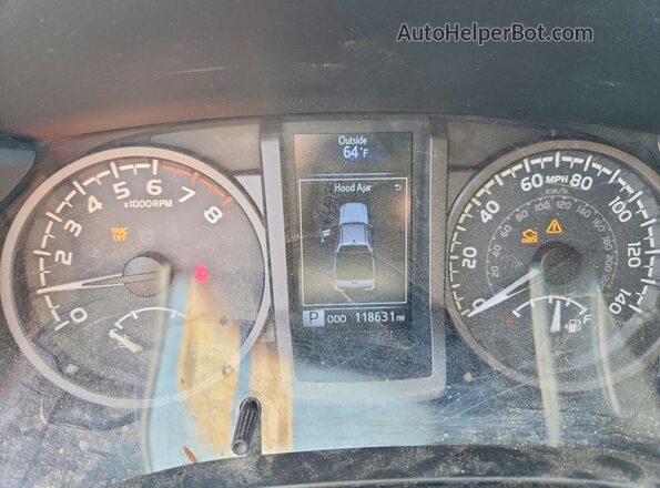 3TMCZ5AN5HM081144 2017 TOYOTA TACOMA Blue Vista del cuadro de instrumentos