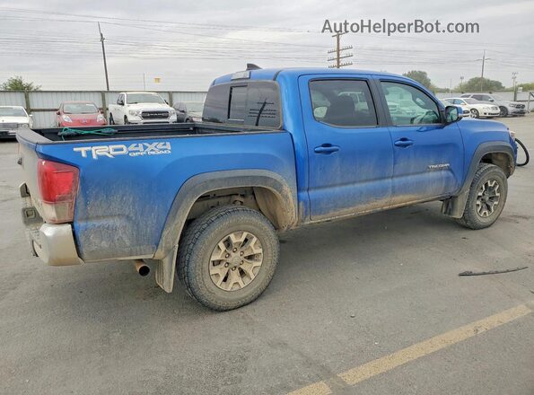 3TMCZ5AN5JM133569 2018 TOYOTA TACOMA Синий Задняя правая четверть