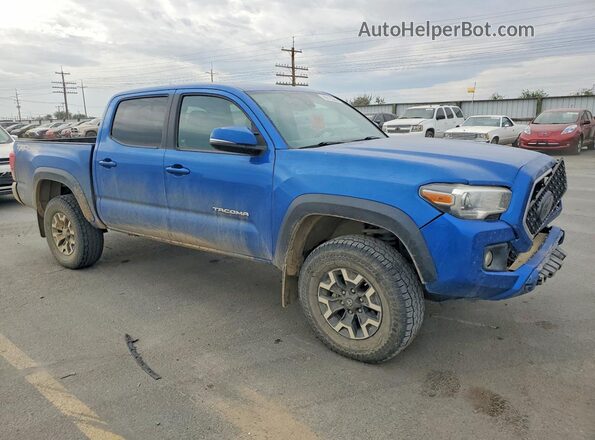 3TMCZ5AN5JM133569 2018 TOYOTA TACOMA Синий Передняя правая четверть