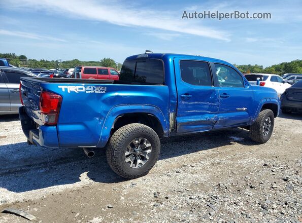 3TMCZ5AN5JM168306 2018 TOYOTA TACOMA Blue Tył prawy