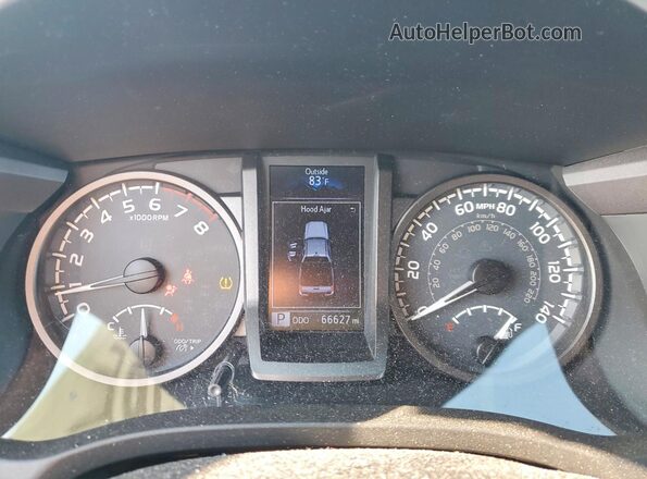 3TMCZ5AN5KM274790 2019 TOYOTA TACOMA Gray Вид щитка приладів