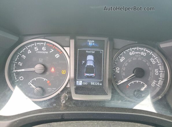 3TMCZ5AN5LM323438 2020 TOYOTA TACOMA Silver Vista del cuadro de instrumentos