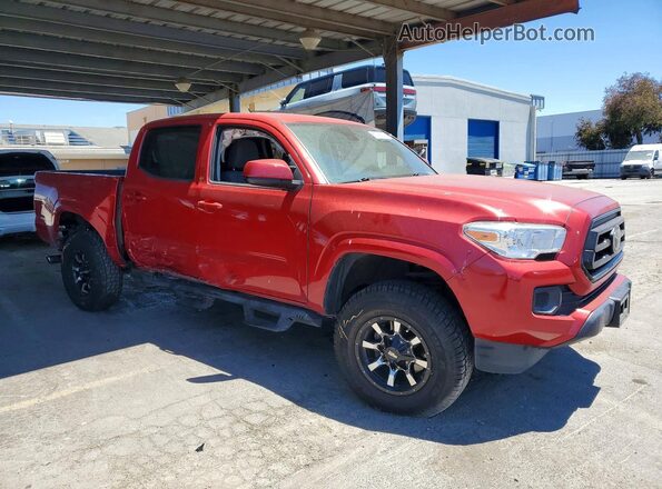 3TMCZ5AN5LM354026 2020 TOYOTA TACOMA Красный Передняя правая четверть