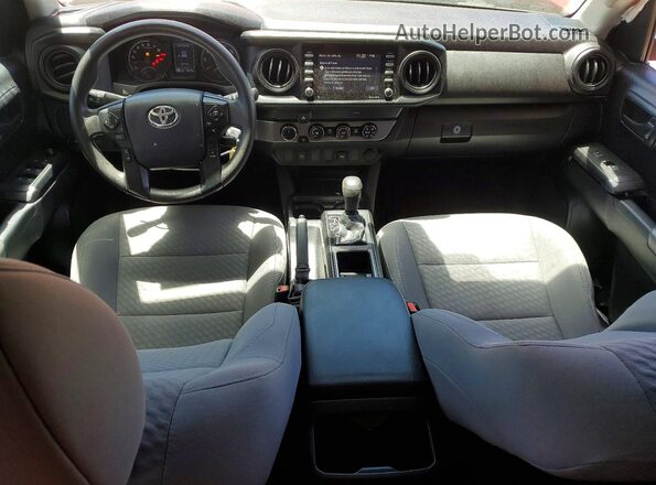3TMCZ5AN5LM354026 2020 TOYOTA TACOMA Красный Вид панели приборов