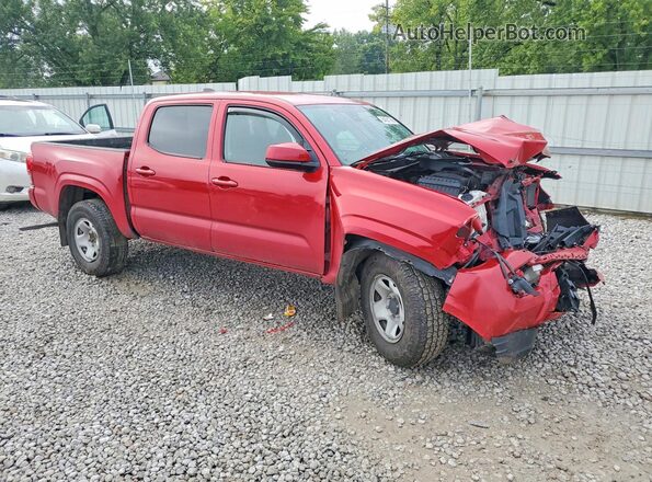 3TMCZ5AN5MM447226 2021 TOYOTA TACOMA Красный Передняя правая четверть