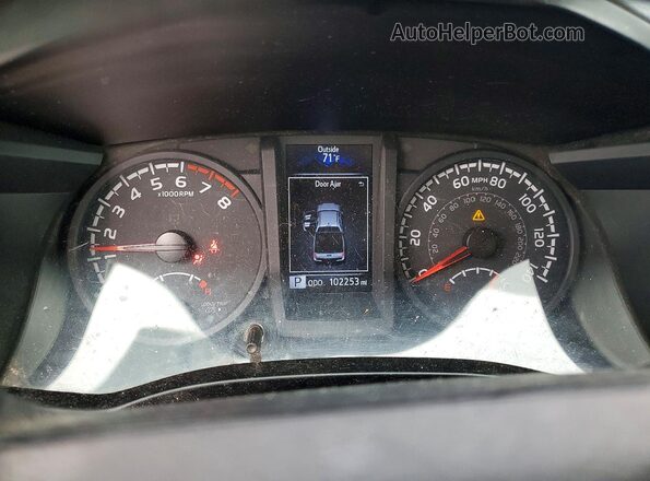 3TMCZ5AN5MM447226 2021 TOYOTA TACOMA Красный Вид щитка приборов