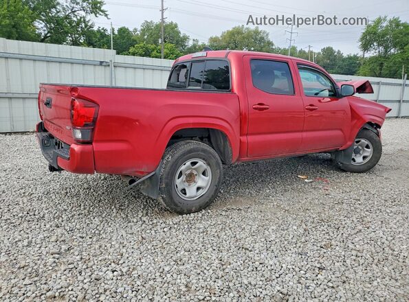 3TMCZ5AN5MM447226 2021 TOYOTA TACOMA Красный Задняя правая четверть