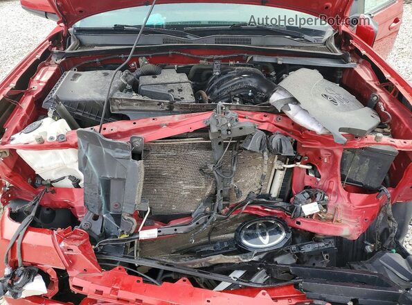 3TMCZ5AN5MM447226 2021 TOYOTA TACOMA Красный Вид задней части салона