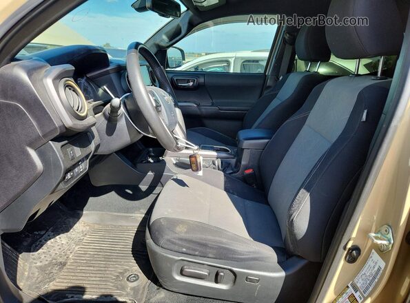 3TMCZ5AN6LM326963 2020 TOYOTA TACOMA Tan Vista interior delantera