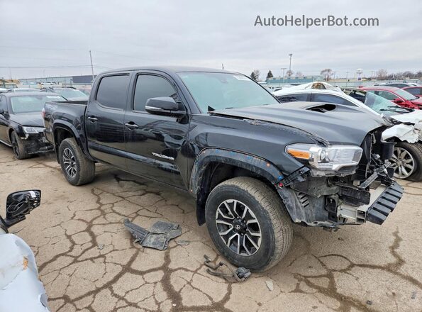 3TMCZ5AN6PM540941 2023 TOYOTA TACOMA Черный Передняя правая четверть