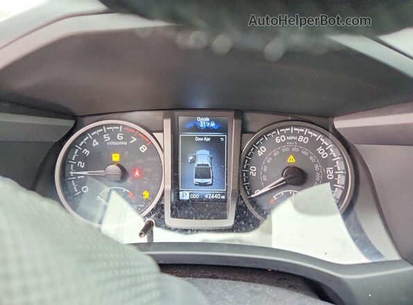 3TMCZ5AN6PM540941 2023 TOYOTA TACOMA Черный Вид щитка приборов