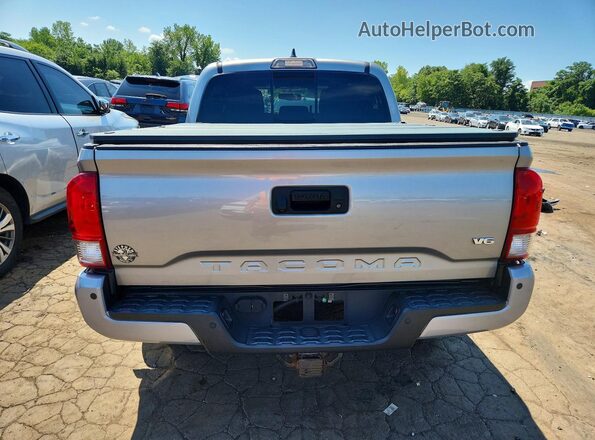 3TMCZ5AN7HM078021 2017 TOYOTA TACOMA Silver Rear view