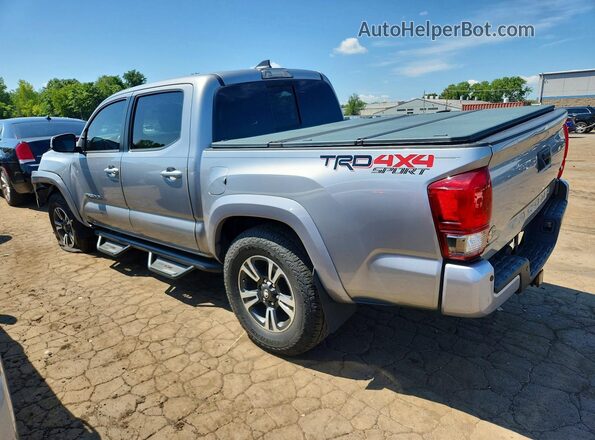 3TMCZ5AN7HM078021 2017 TOYOTA TACOMA Silver Rear left