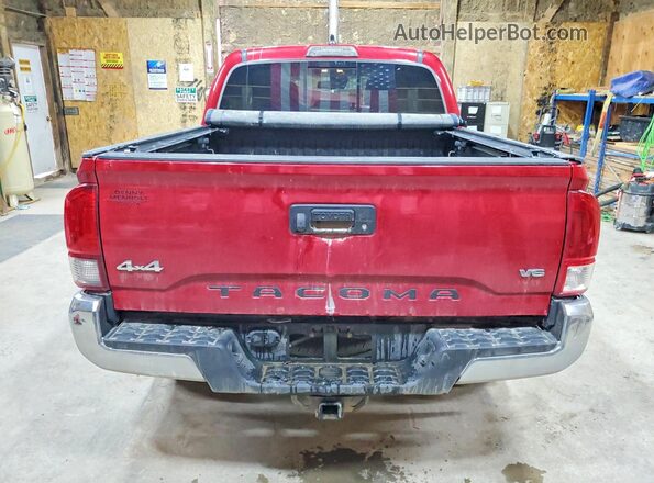 3TMCZ5AN8LM351556 2020 TOYOTA TACOMA Red უკანა ხედი