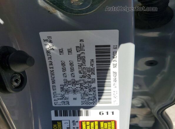 3TMCZ5AN9JM148706 2018 TOYOTA TACOMA Gray Widok komory silnika