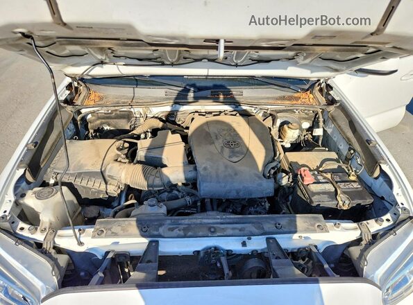 3TMCZ5AN9MM387936 2021 TOYOTA TACOMA Белый Вид задней части салона