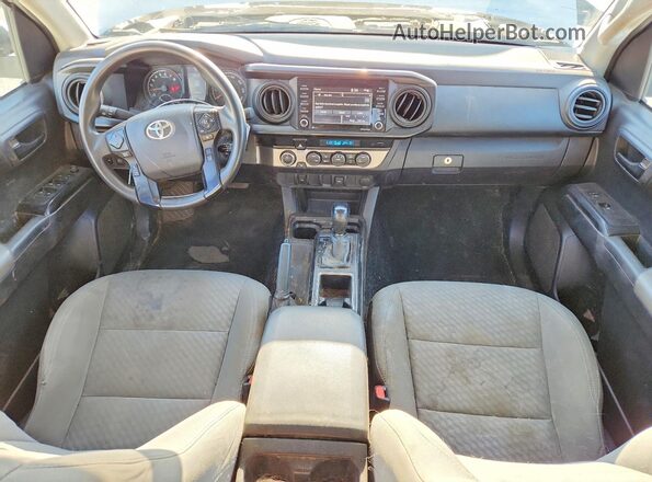 3TMCZ5AN9MM387936 2021 TOYOTA TACOMA Белый Вид панели приборов