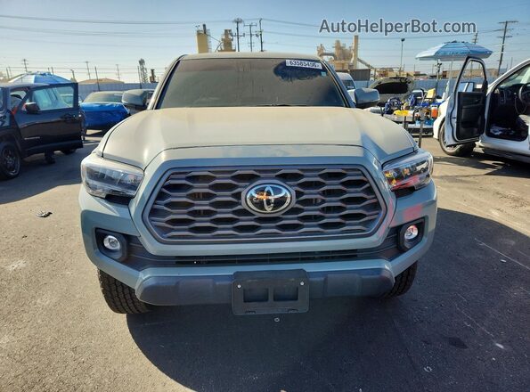 3TMCZ5AN9PM624042 2023 TOYOTA TACOMA Gray Դիմացի տեսք