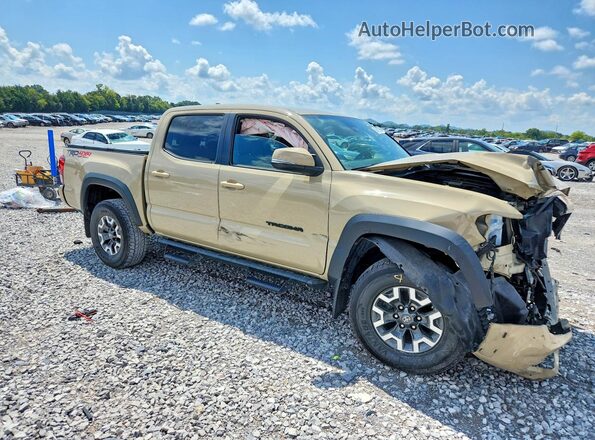 3TMCZ5ANXKM232258 2019 TOYOTA TACOMA Tan Առջևի աջ