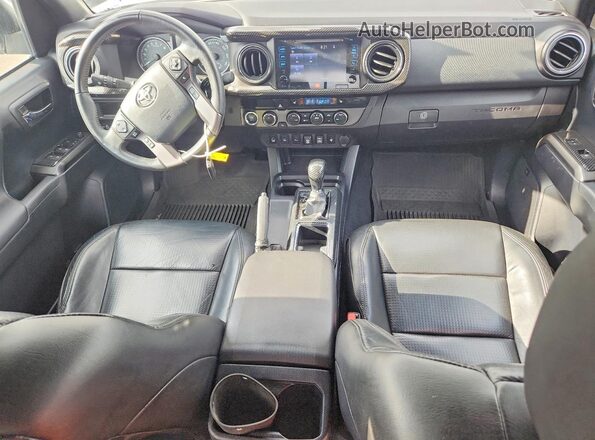 3TMCZ5ANXKM260853 2019 TOYOTA TACOMA White Առջևի վահանակի տեսք
