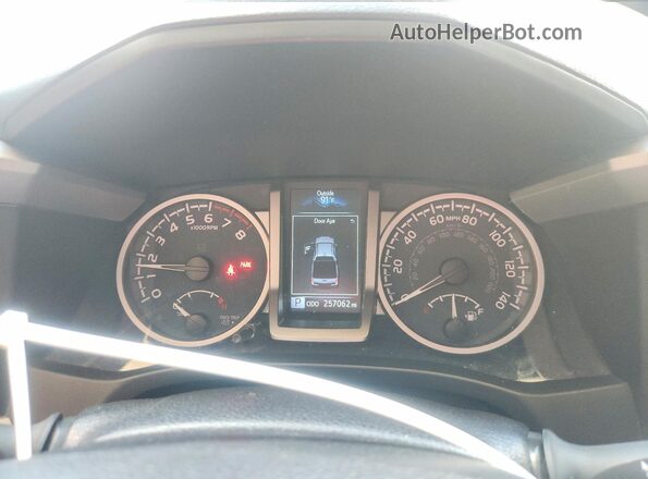 3TMCZ5ANXMM427425 2021 TOYOTA TACOMA Угольный Вид щитка приборов