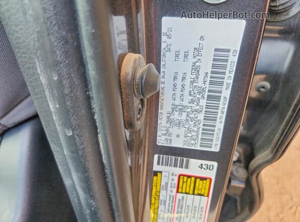 3TMCZ5ANXMM427425 2021 TOYOTA TACOMA Угольный Вид подкапотного пространства