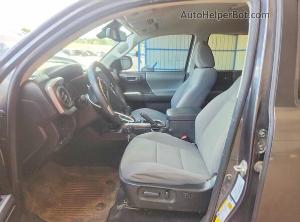 3TMCZ5ANXMM427425 2021 TOYOTA TACOMA Угольный Вид салона спереди