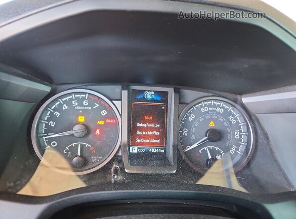 3TMCZ5ANXPM612319 2023 TOYOTA TACOMA White Սարքավորումների վահանակի տեսք