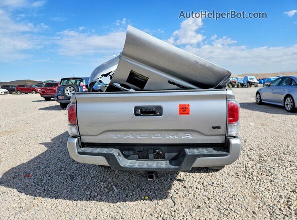 3TMCZ5ANXPM641125 2023 TOYOTA TACOMA Silver უკანა ხედი