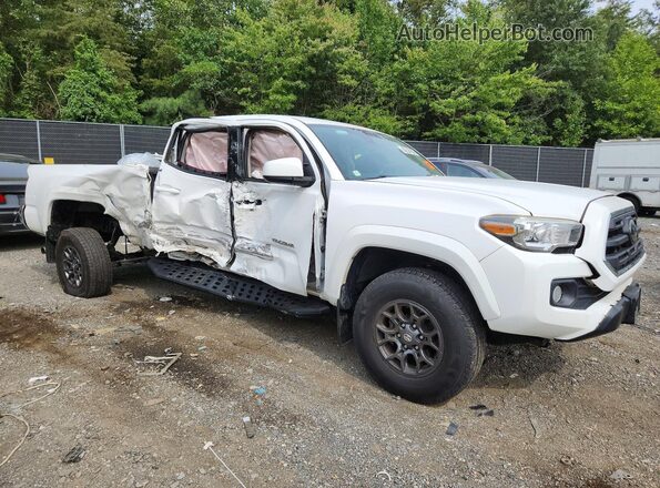3TMDZ5BN1JM045850 2018 TOYOTA TACOMA Белый Передняя правая четверть