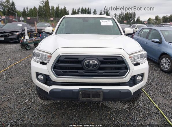 3TMDZ5BN2KM073786 2019 TOYOTA TACOMA White Vista del cuadro de instrumentos