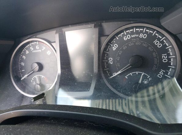 3TMDZ5BN3JM044232 2018 TOYOTA TACOMA Red Սարքավորումների վահանակի տեսք
