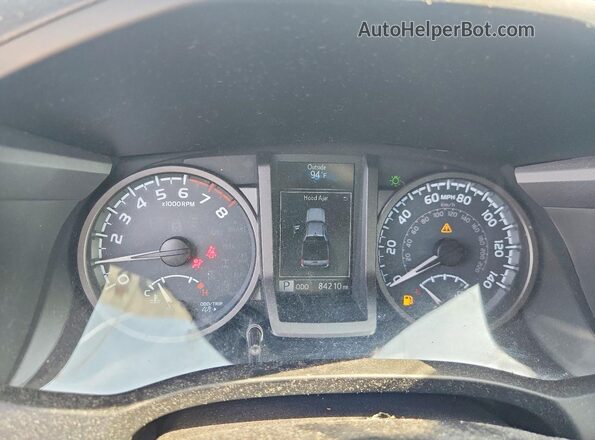 3TMDZ5BN5JM049710 2018 TOYOTA TACOMA Gray ხელსაწყოთა პანელის ხედი
